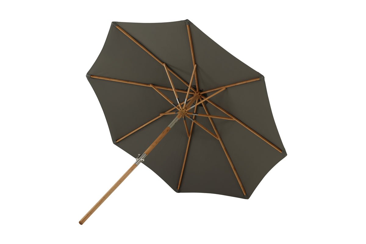 Tuinparasol Boho – Ø270 cm in keuze uit Zwart of Grijs