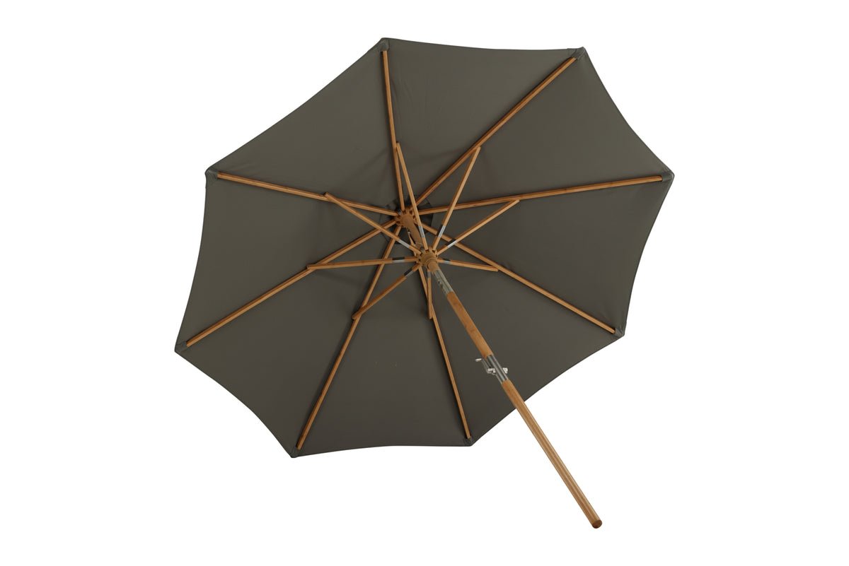 Tuinparasol Boho – Ø270 cm in keuze uit Zwart of Grijs