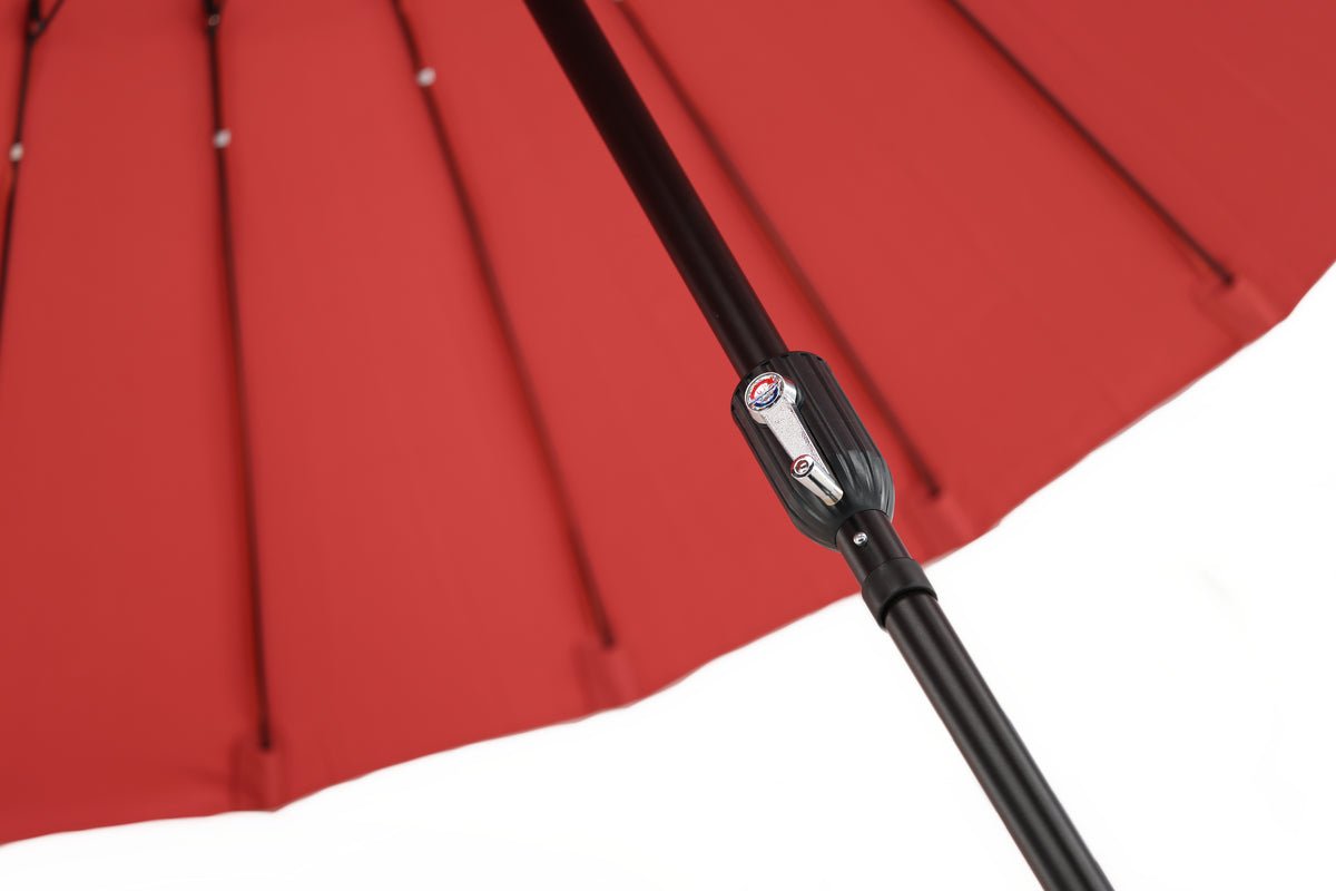 Parasol Rivierra – Ø270 cm en couleur Rouge