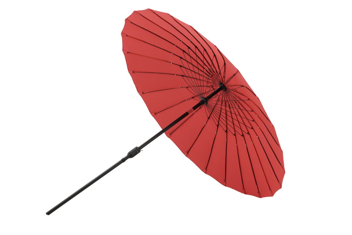 Parasol Rivierra – Ø270 cm en couleur Rouge