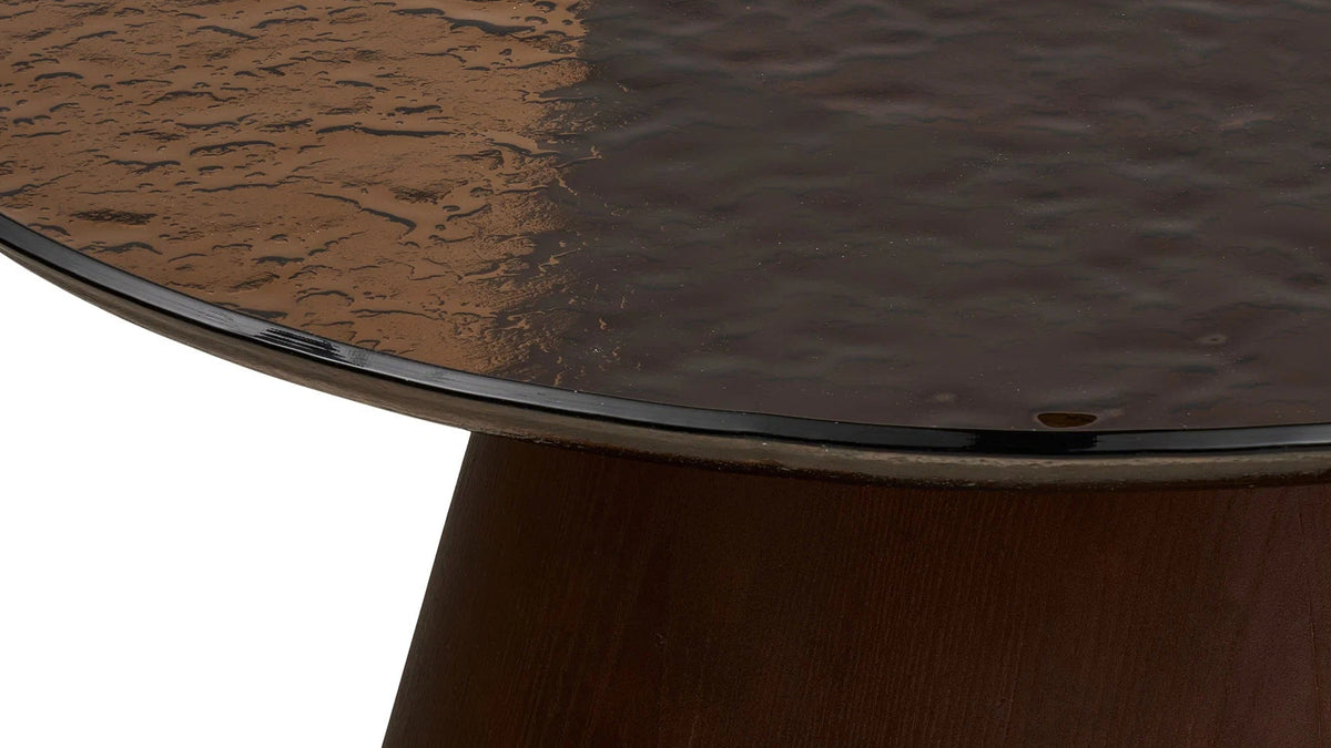 Salontafel Oliviera - met een tafelblad van glas