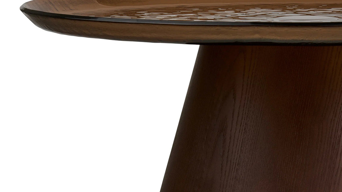 Salontafel Oliviera - met een tafelblad van glas