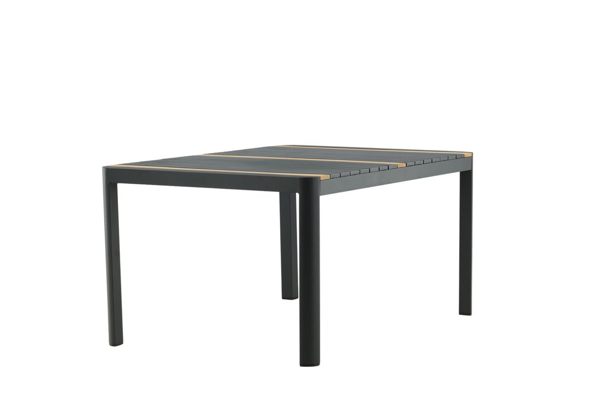 Gartentisch Nuru - Teakholz und Aluminium für Stabilität und Langlebigkeit