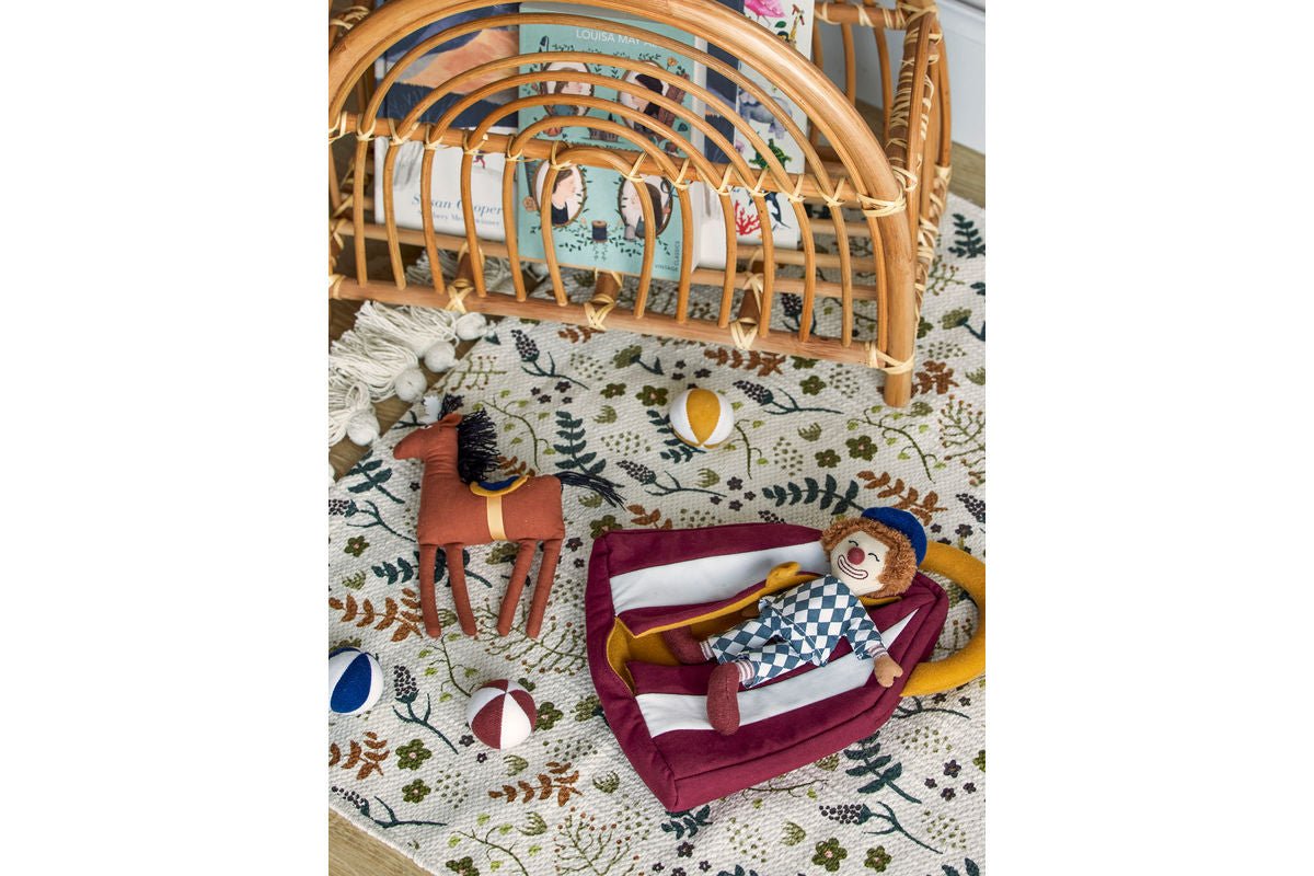 Plüschtier-Set Fernando - Zirkus-Spielset mit Clown, Pferd & Zelt aus Stoff