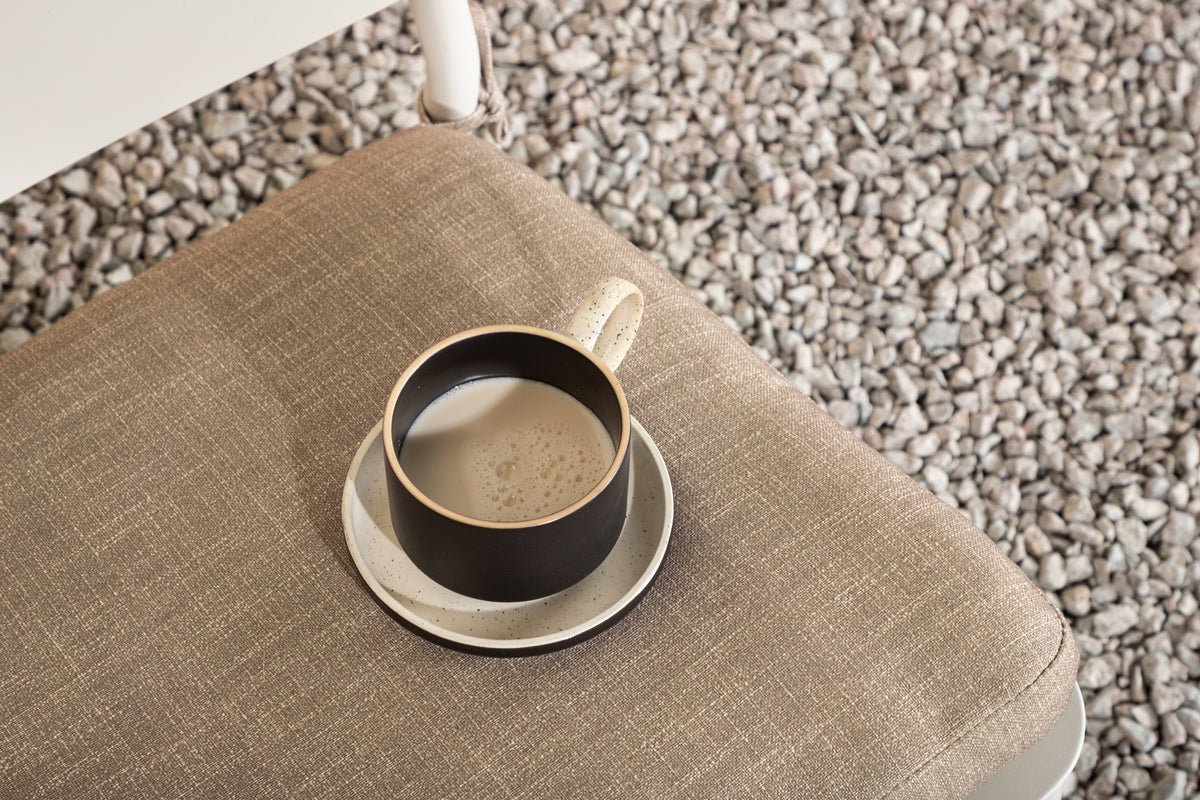 Set de 2 - Chaise de jardin Mara en Métal/Polyester