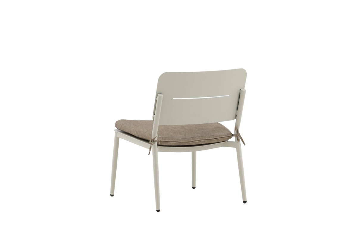 Set de 2 - Chaise de jardin Mara en Métal/Polyester