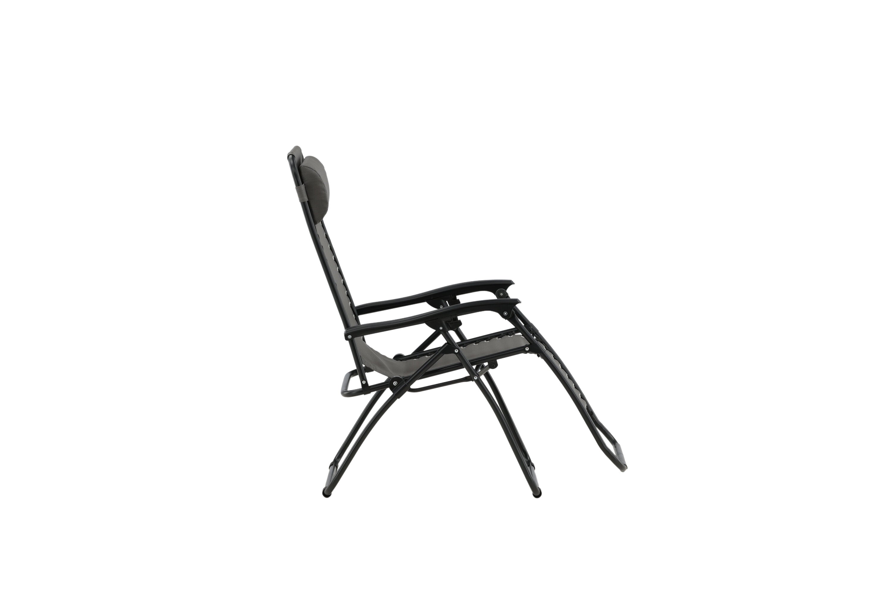 Ligstoel Trainline - verkrijgbaar in Grijs of Zwart met vouwfunctie