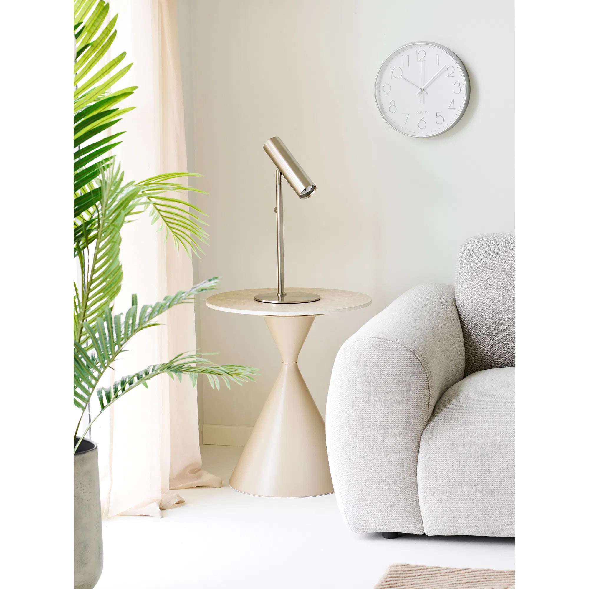 Table d'appoint Orlivia – en céramique et acier