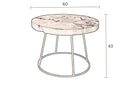 Table d'appoint Nelvian Chocolate Black L – en Bois Noir
