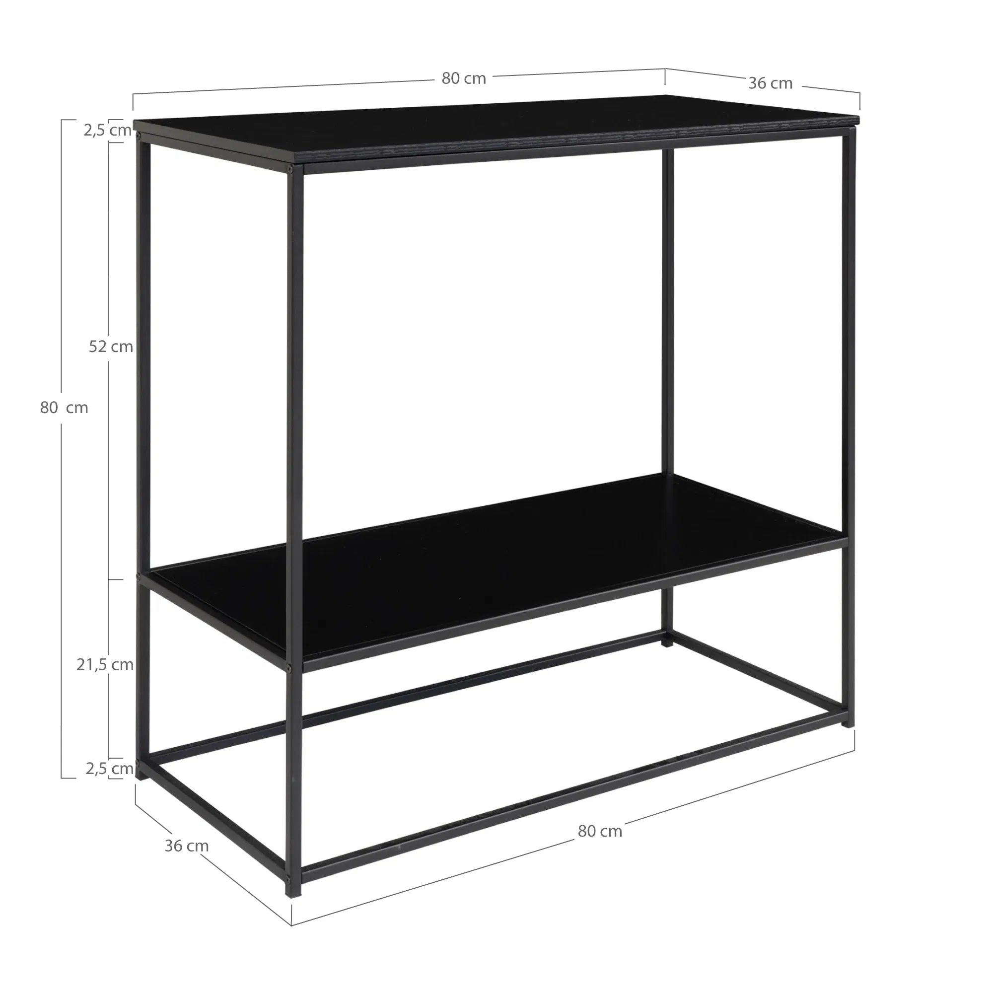 Commode design Quarto avec structure métallique