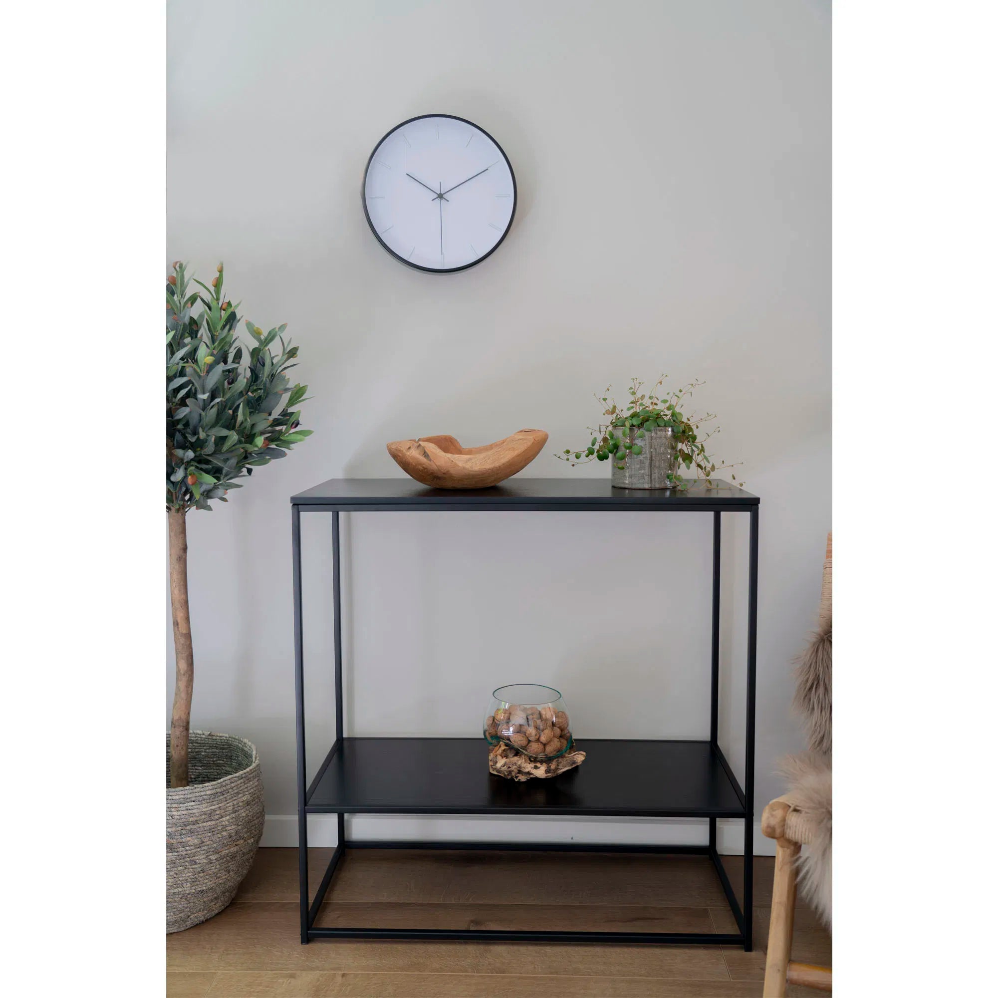 Commode design Quarto avec structure métallique