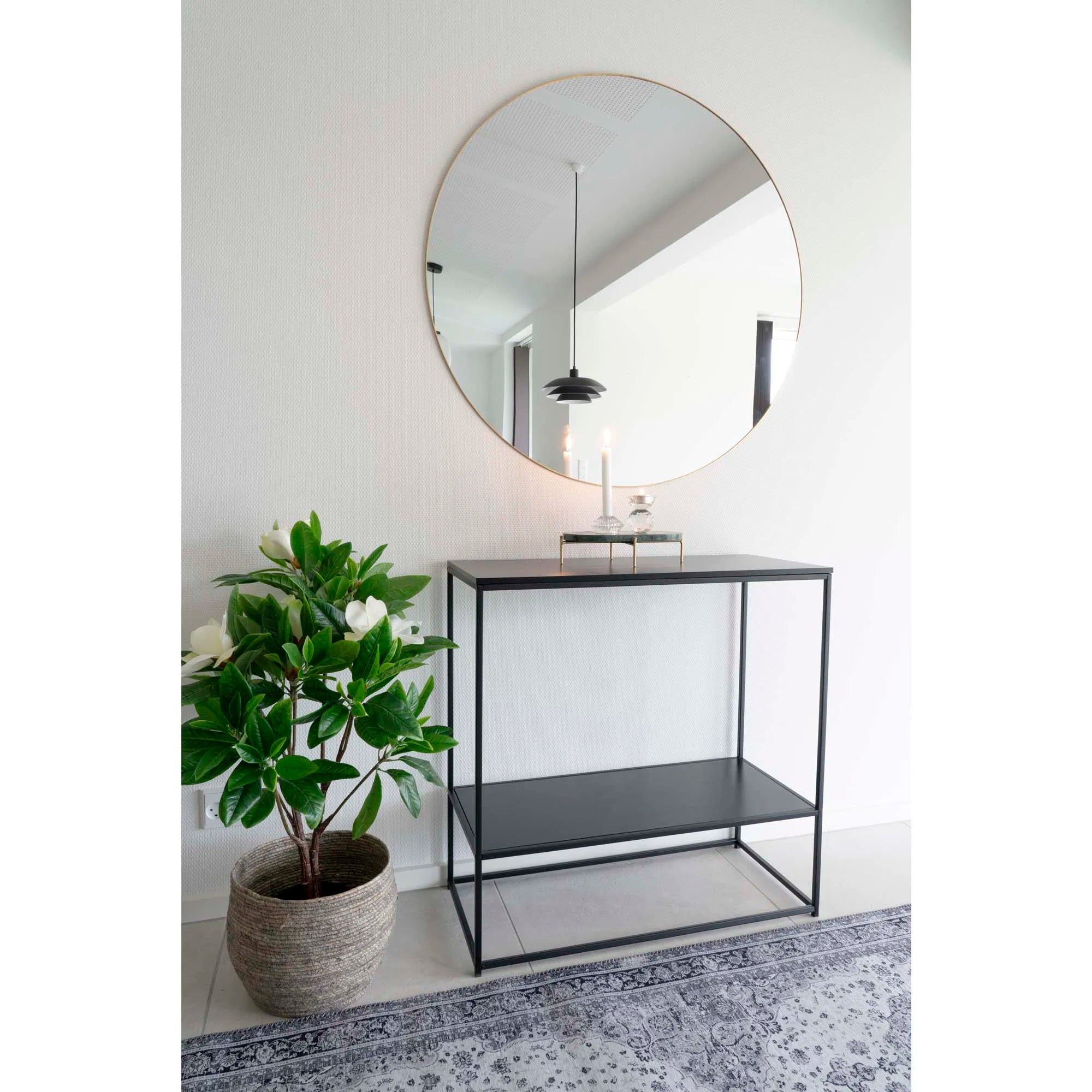 Commode design Quarto avec structure métallique