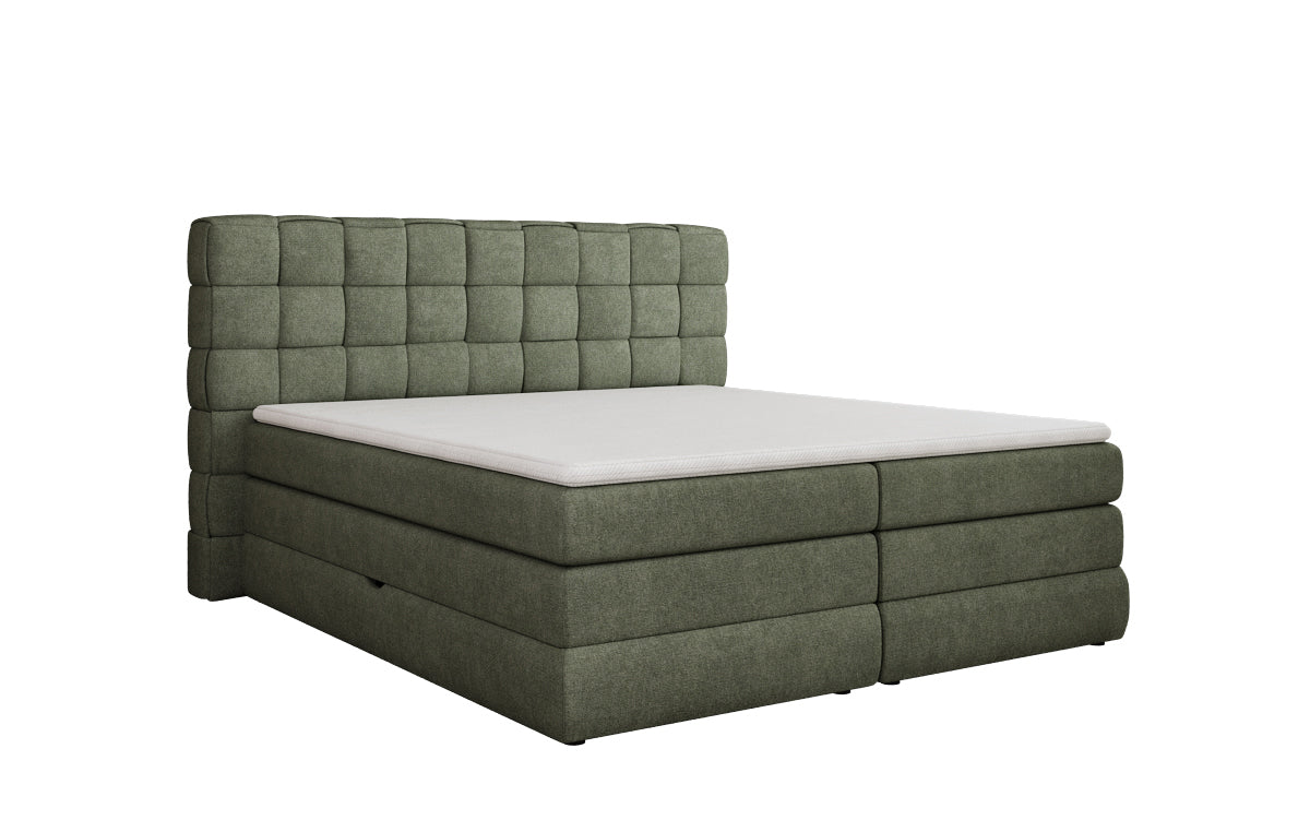 Boxspringbett Trama mit Stauraum in Stoff