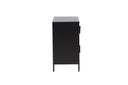 Kommode Berit – Industrial Design in Schwarz