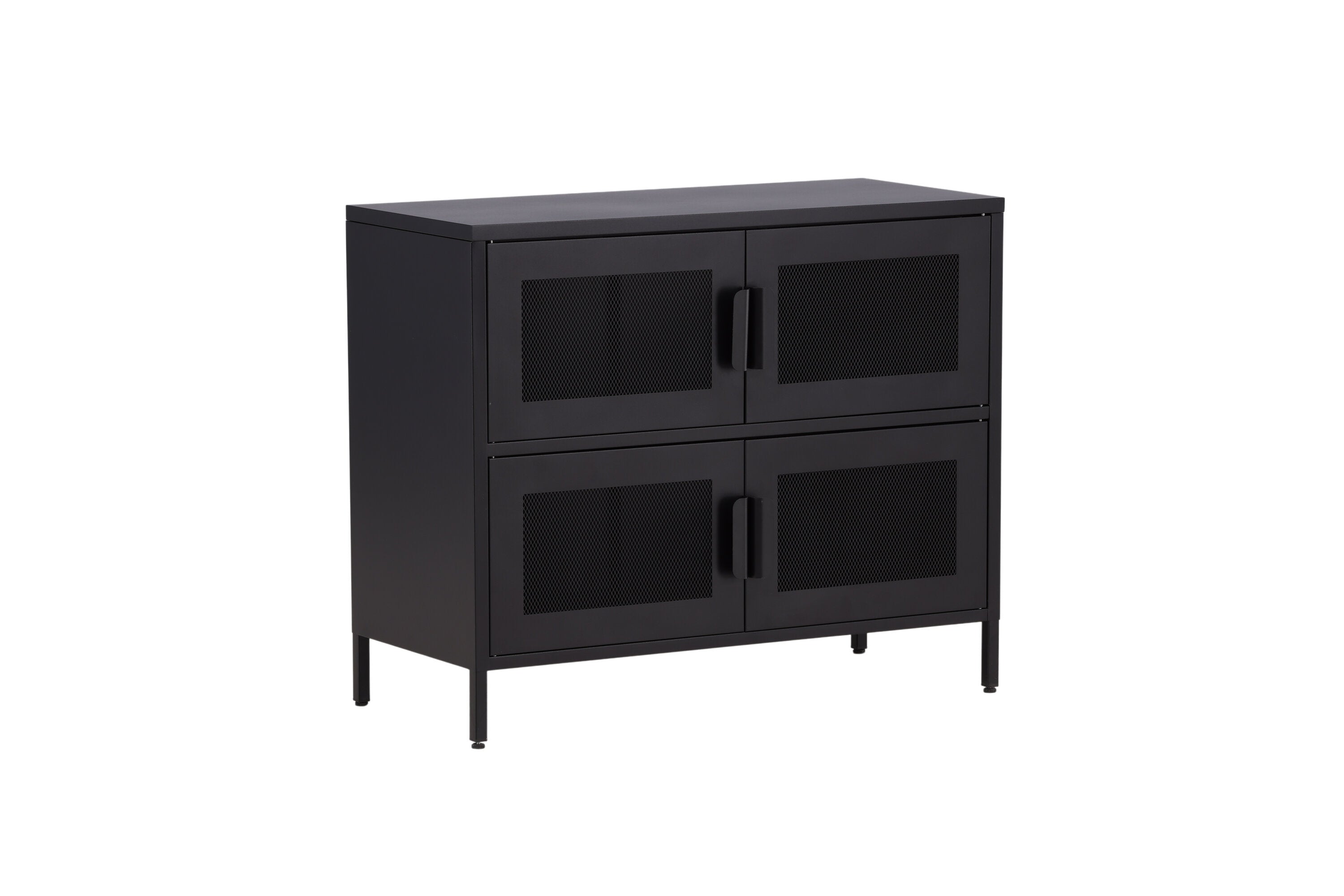 Commode Berit – Design industriel en Noir