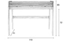 Bureau Birk – van essenhout in naturel