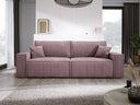 Designer Sofa Velanova 3-zits Ribstof met slaap- en klapfunctie