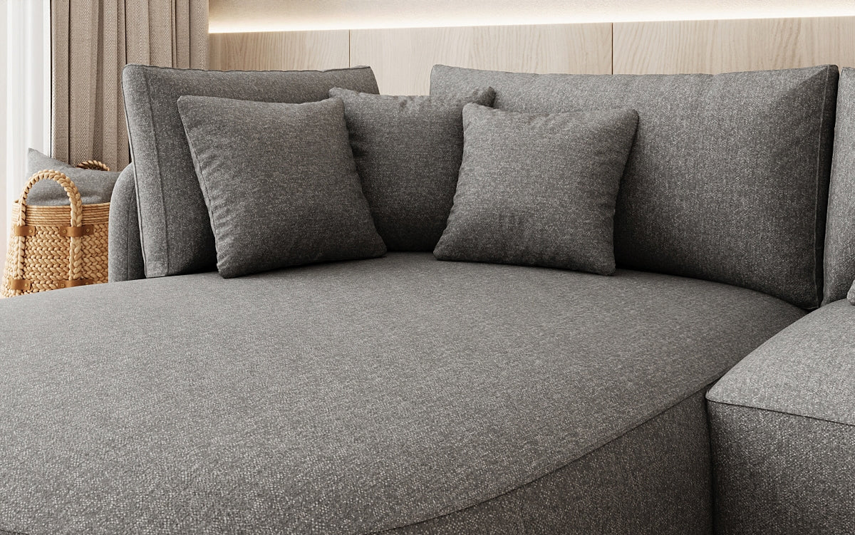 Designer Ecksofa Ando Mini  in Strukturstoff