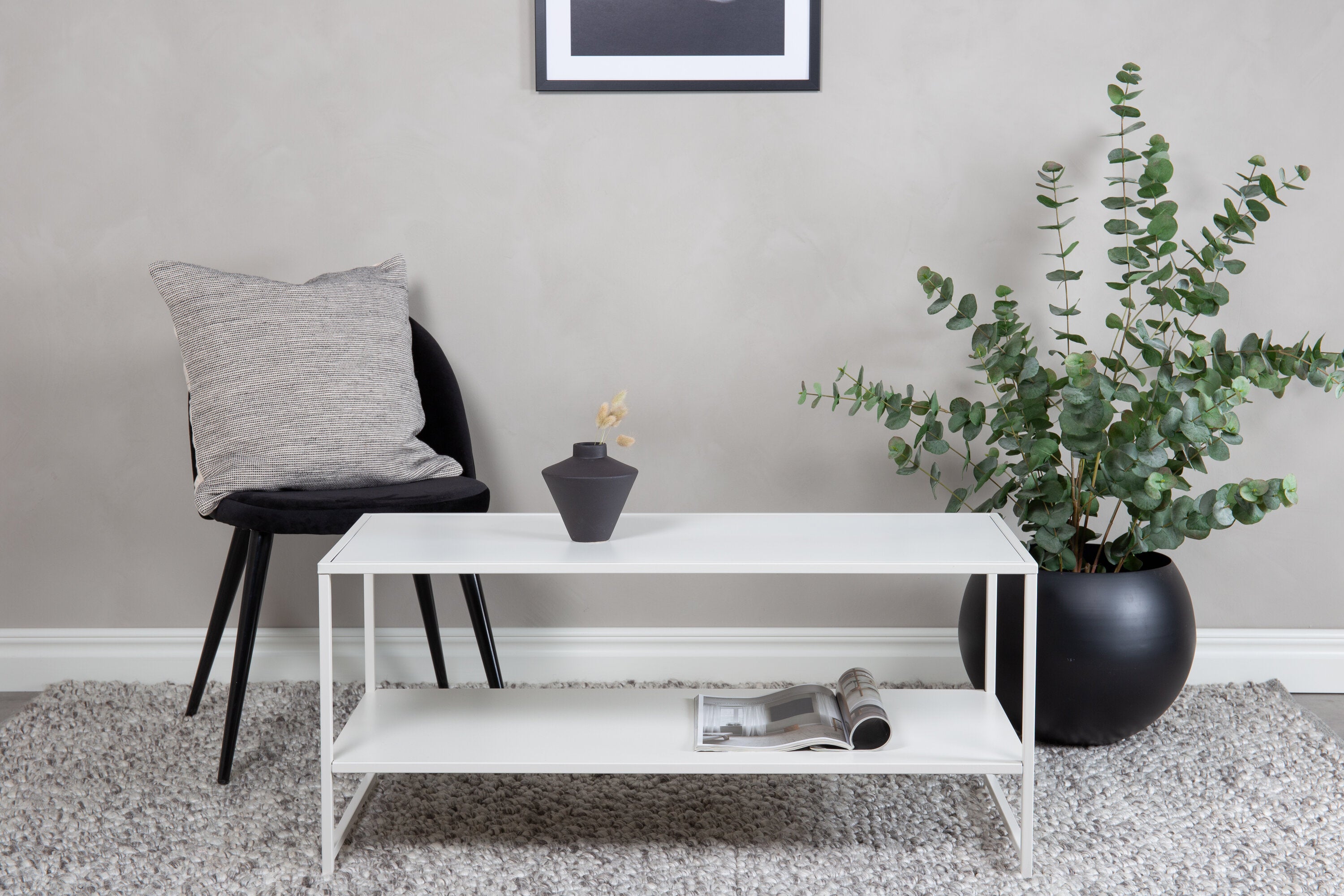 Bijzettafel Lichtberg - Eenvoudig ontwerp in wit