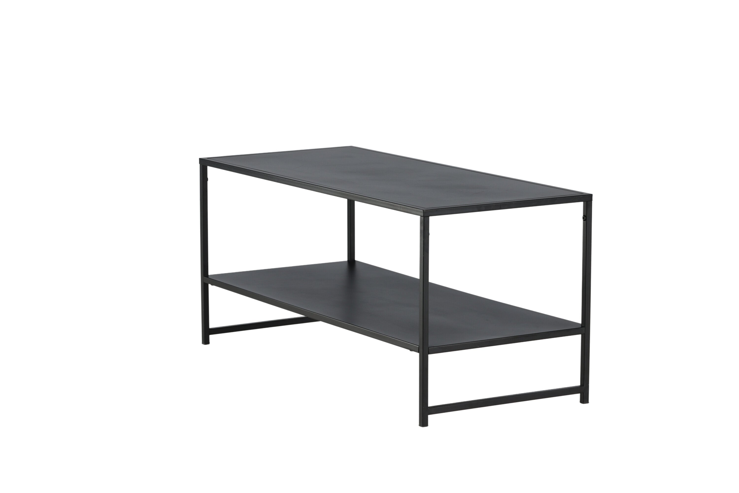 Bijzettafel Baar - met opbergruimte in Zwart