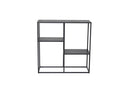 Regal Nerado – Zwart metalen rek in minimalistisch design
