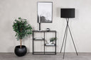 Regal Nerado – Zwart metalen rek in minimalistisch design