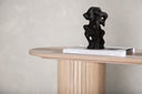 Table d'appoint Lina – en trois couleurs avec détails côtelés