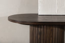 Table d'appoint Lina – en trois couleurs avec détails côtelés