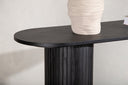 Table d'appoint Lina – en trois couleurs avec détails côtelés