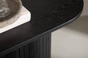 Table d'appoint Lina – en trois couleurs avec détails côtelés