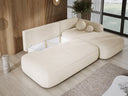 Designer Ecksofa Babu Bouclé mit Schlaf- und Klappfunktion