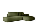 Designer Ecksofa Babu Bouclé mit Schlaf- und Klappfunktion