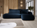 Designer Ecksofa Babu Bouclé mit Schlaf- und Klappfunktion