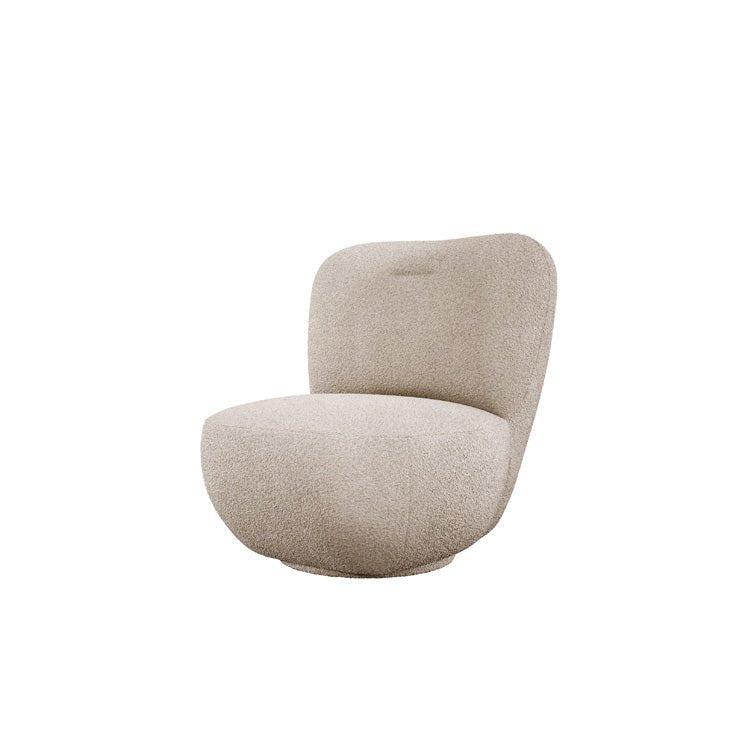 Designer fauteuil Kyoto 360° draaifunctie in Bouclé
