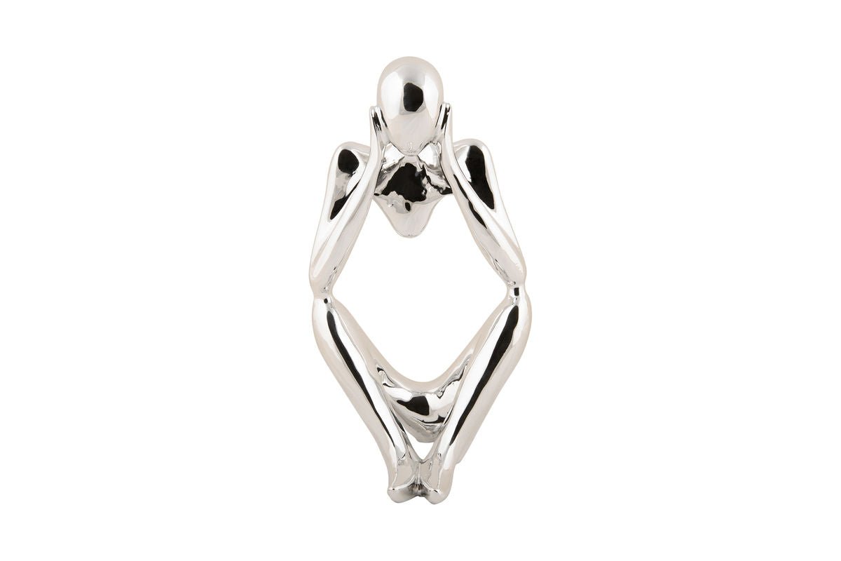 Beeld "Dromer" – Polyresin met glanzend oppervlak