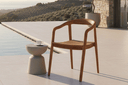 2er Set - Gartenstuhl Bali aus Teakholz