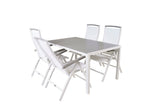 2er Set - Gartenstuhl Kara - Gestell aus Aluminium, Sitzfläche aus Textilene, verstellbar