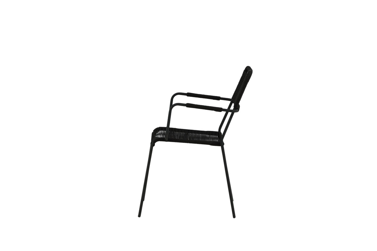 2er Set - Gartenstuhl Marla aus Metall/Polyester