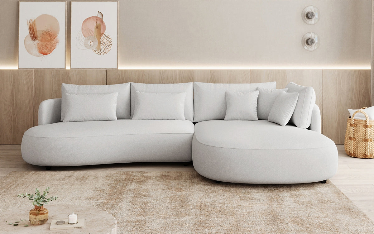 Designer Ecksofa Ando Mini  in Strukturstoff