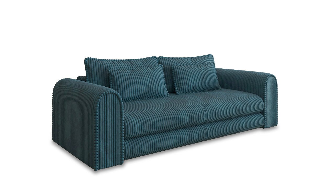 Designbank Lil Buddy 3-zits met slaapfunctie en opbergruimte in breedcorduroy