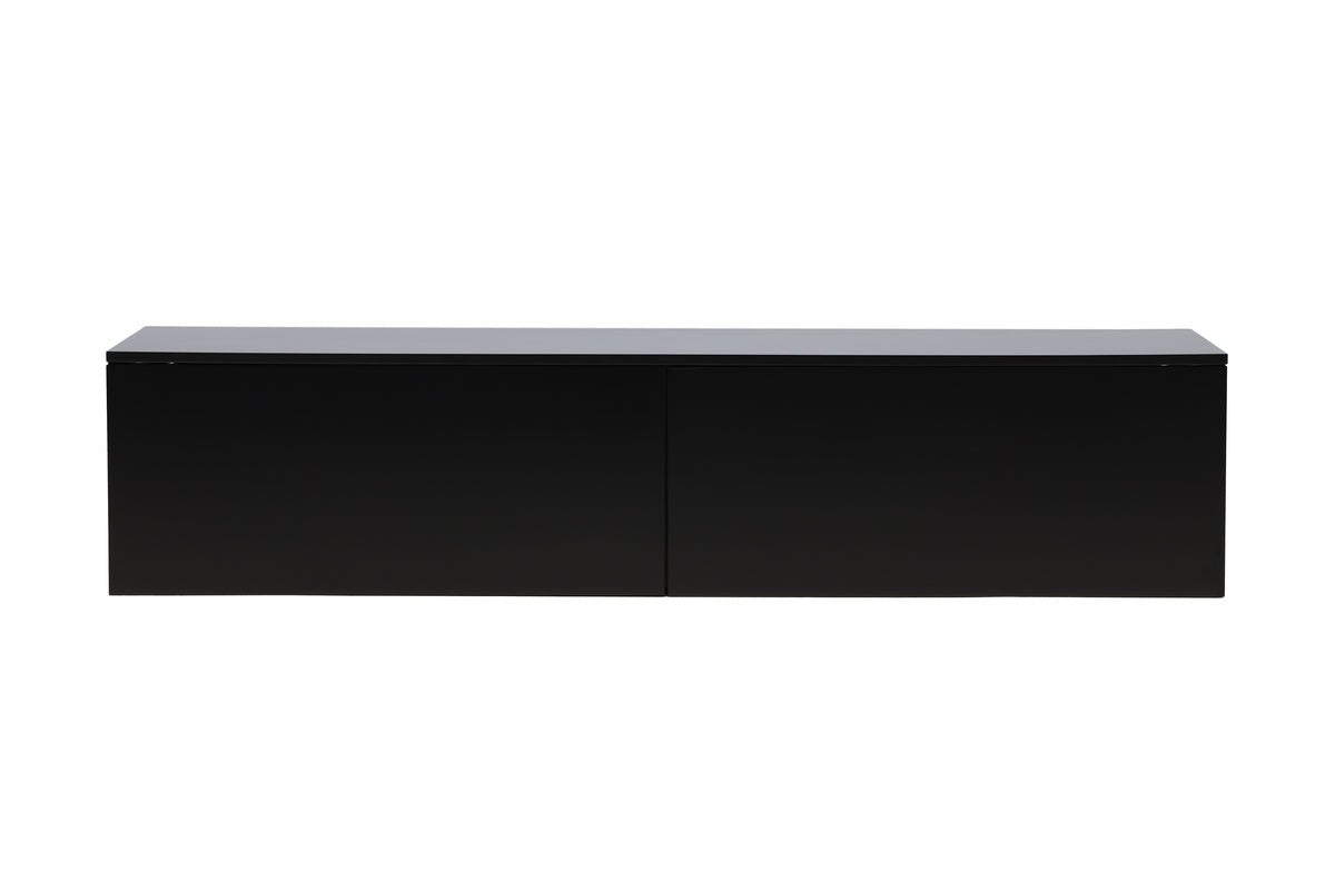 TV-Lowboard Nerio – Puristische raffinesse in Zwart