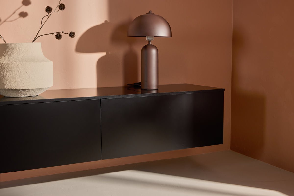 TV-Lowboard Nerio – Puristische raffinesse in Zwart