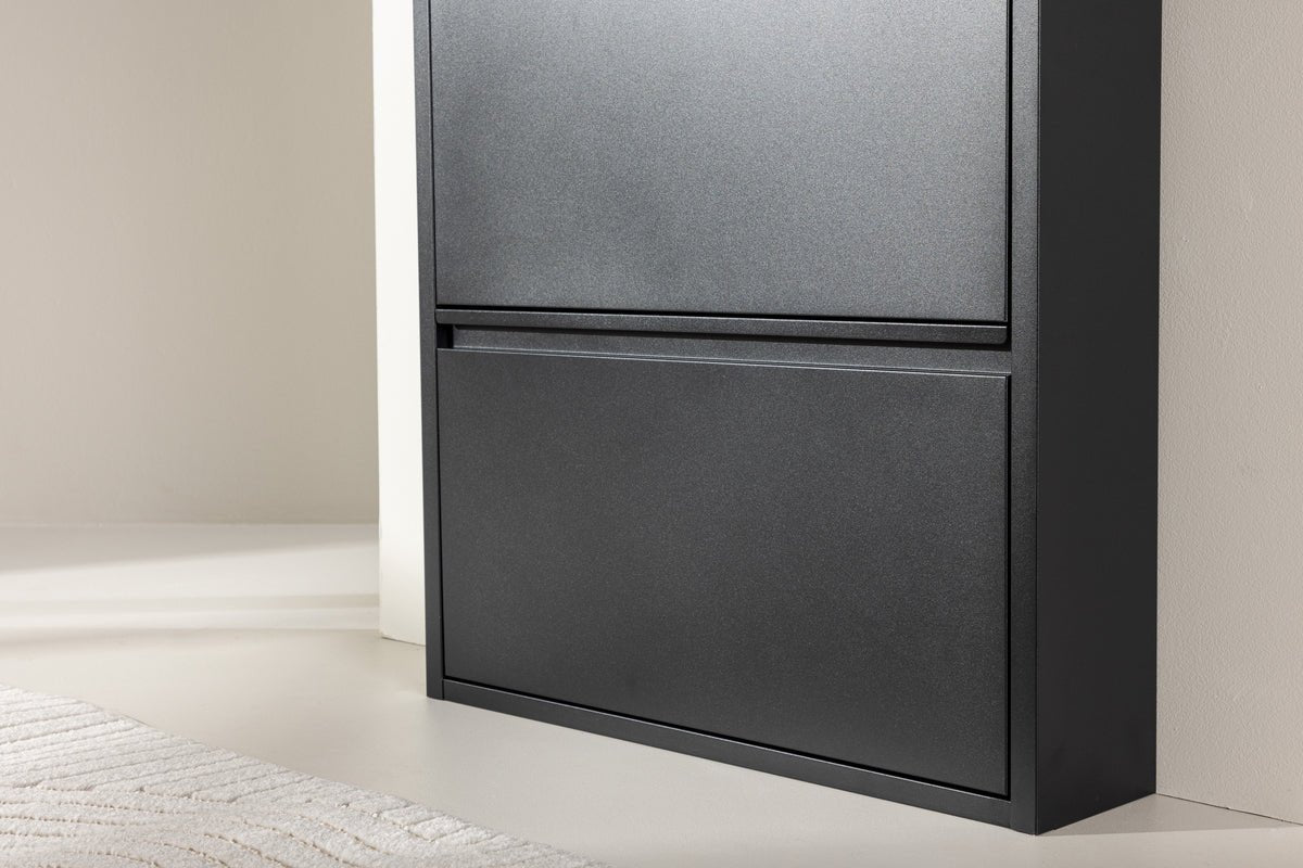 Schoenenrek Nuvio – Zwart, Modern Minimalistisch