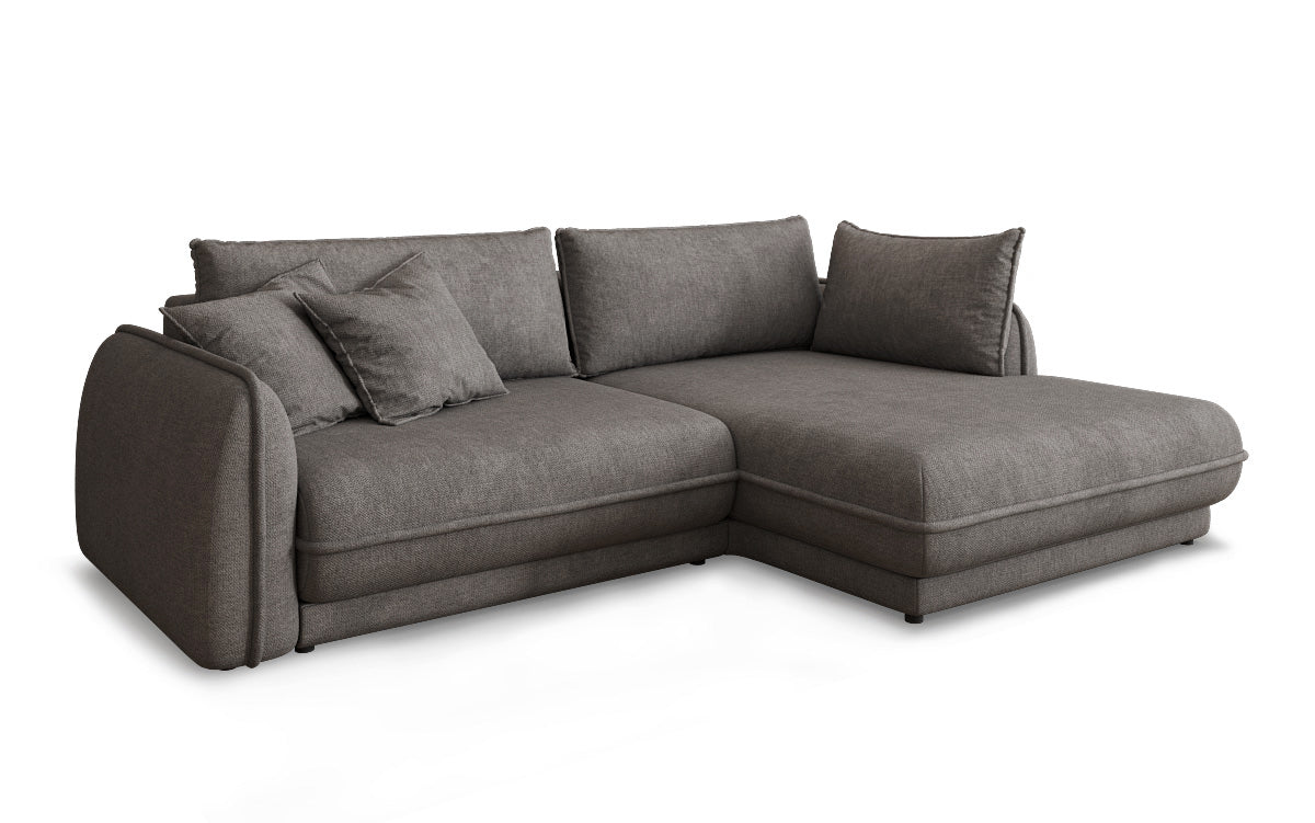 Canapé design Mojave II Tissu avec fonction couchage et rangement