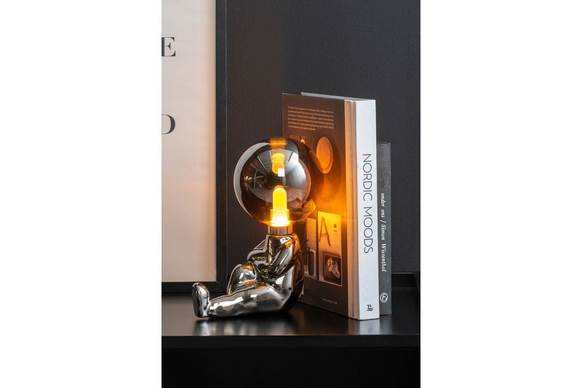 Lampe de table Antman (assis) - Lampe design laquée brillante avec LED