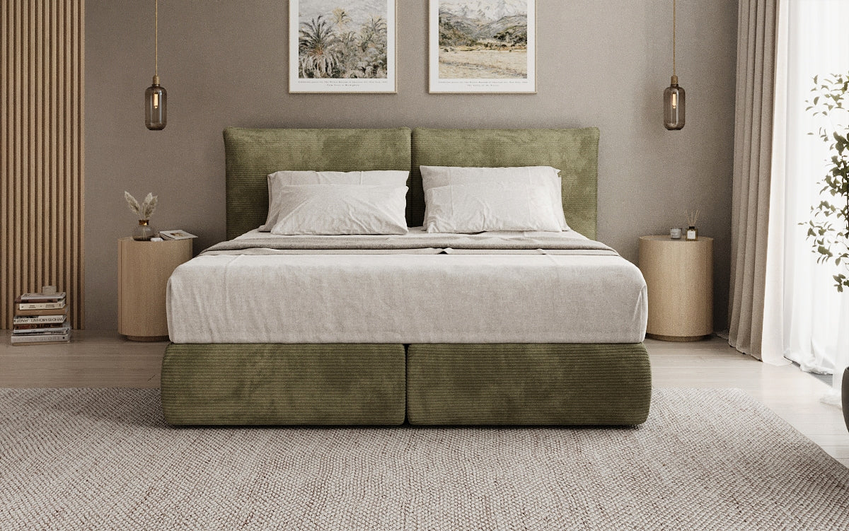 Boxspringbett Pillo in Cord