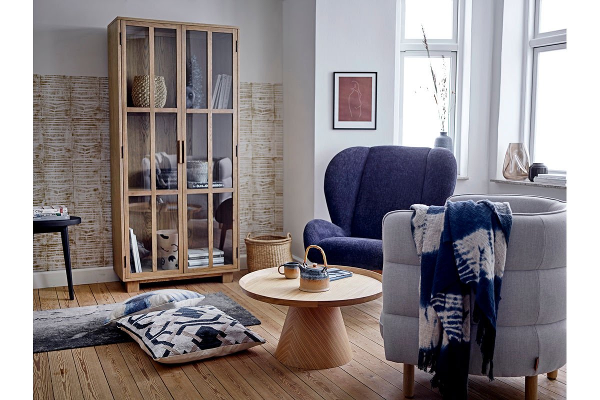 Vaas "Nirvana" - bruine decoratieve vaas van glas