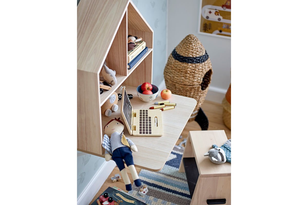 Tabouret enfant Nina – Marchepied en bois de hêtre pour salle de bain et cuisine