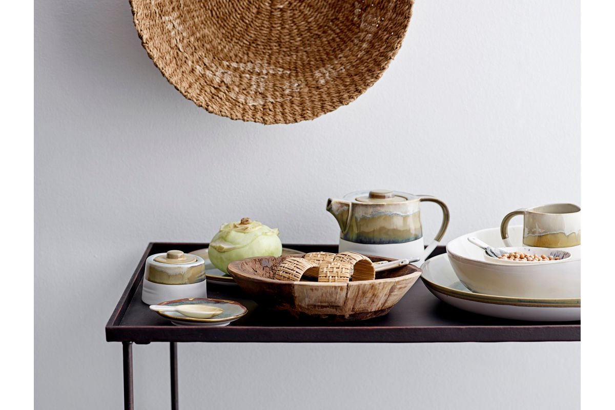 Plateau de service Maréline - fabriqué en grès