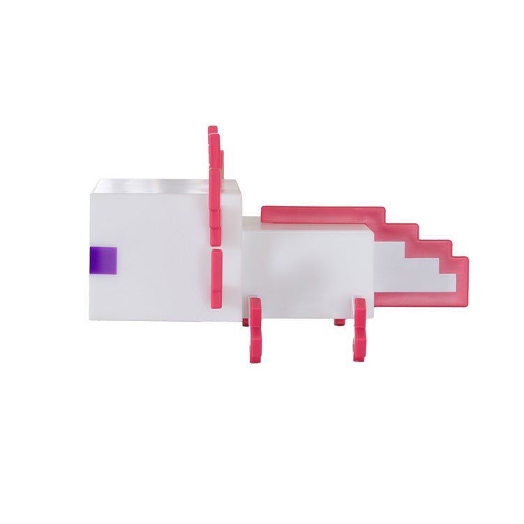 Lampe de table LED Minecraft « Axolotl » – avec batterie et USB-C